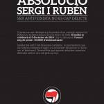 Dijous 9 d'octubre: judici Sergi i Rubén. Ser antifeixista no és cap delicte