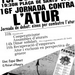 [Grups de barri CNT] 15F Que l' atur no t' aturi! i 16F Jornada contra l' atur