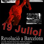 Jornada d'homenatge: 19 Juliol. Revolució a Barcelona