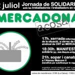 SABADELL - Jornada en solidaritat amb les treballadores de Mercadona
