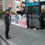 [Solidaridad Madrid] Concentración frente a TNS por la readmisión de Javier