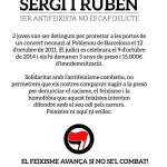 [Agenda] 19 de setembre: Concert solidari per l' absolució d' en Sergi i en Ruben