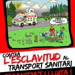 Campanya d'agitació al transport sanitari de Barcelona