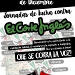 Jornadas de lucha contra EL CORTE INGLÉS del 19 al 23 de diciembre