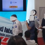 Acciones contra DHL en el evento