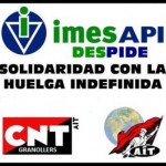 La CNT de Barcelona es solidaritza amb els companys en vaga indefinida a IMESAPI