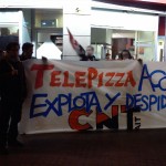 [Solidaritat Sevilla] Concentració a Telepizza per la readmissió dels companys acomiadats