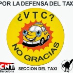 [Actualizado 2/10: desconvocatoria] La sección del Taxi de la CNT de Barcelona se adhiere a las movilizaciones y a la jornada de paro del taxi el 3 de octubre